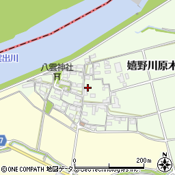 三重県松阪市嬉野川原木造町周辺の地図