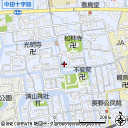岡山県岡山市北区庭瀬724周辺の地図