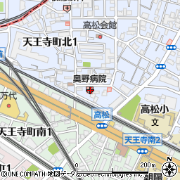 奥野病院（大阪市/医療・福祉施設）の住所・地図｜マピオン電話帳
