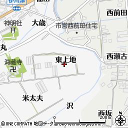 愛知県田原市伊川津町東上地周辺の地図