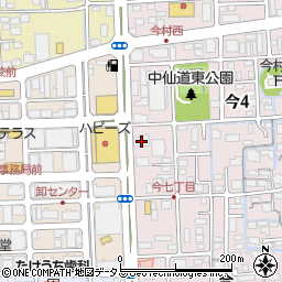 岡山県岡山市北区今4丁目14-35周辺の地図