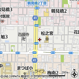 大阪市営松之宮住宅３号棟周辺の地図