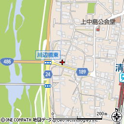 岡山県総社市清音上中島312周辺の地図