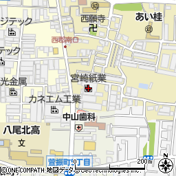 宮崎紙業周辺の地図