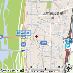 岡山県総社市清音上中島252周辺の地図