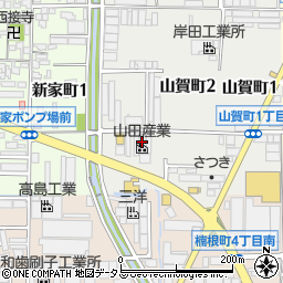 山田産業株式会社周辺の地図