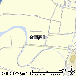 岡山県岡山市東区金岡西町周辺の地図