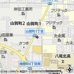 日本ネオプラン株式会社　八尾工場周辺の地図