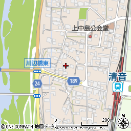 岡山県総社市清音上中島244-1周辺の地図