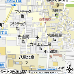 大阪府八尾市泉町1丁目109周辺の地図