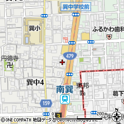 永和信用金庫巽支店周辺の地図