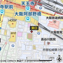 藤和シティスクエアあべの橋周辺の地図