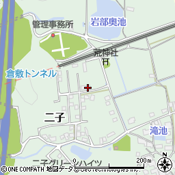 岡山県倉敷市二子1640周辺の地図