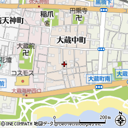 兵庫県明石市大蔵中町周辺の地図