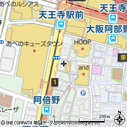 三井のリハウス阿倍野センター周辺の地図