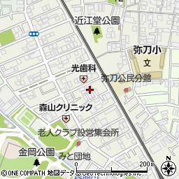 大阪府東大阪市源氏ケ丘15-28周辺の地図