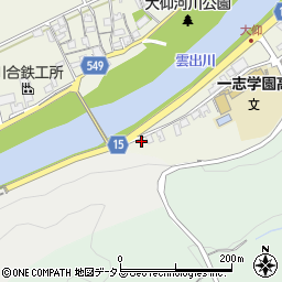三重県津市一志町大仰366-2周辺の地図