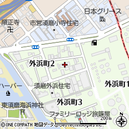 大阪国税局須磨宿舎周辺の地図