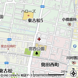 藤田産業株式会社　岡山営業所周辺の地図