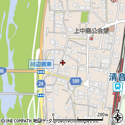 岡山県総社市清音上中島254周辺の地図