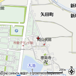 奈良県大和郡山市矢田町5448-4周辺の地図