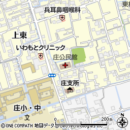 倉敷市庄公民館周辺の地図