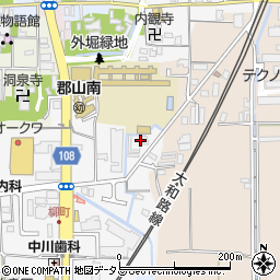 奈良県大和郡山市柳町96周辺の地図