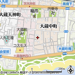 兵庫県明石市大蔵中町14周辺の地図