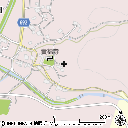 三重県名張市上小波田705周辺の地図