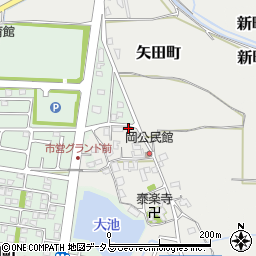 奈良県大和郡山市矢田町5448-3周辺の地図
