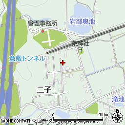 岡山県倉敷市二子1730周辺の地図