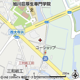 岡山県岡山市東区西大寺浜635周辺の地図