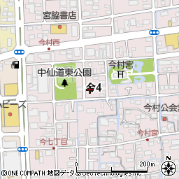 岡山県岡山市北区今4丁目6-15周辺の地図