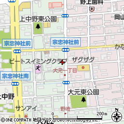中田時計店周辺の地図
