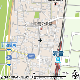 岡山県総社市清音上中島169-13周辺の地図