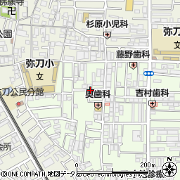 杉本ハイツＢ棟周辺の地図