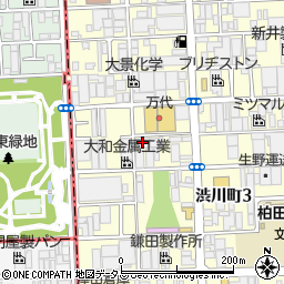 万代渋川店南館周辺の地図