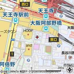 タイムズ阿倍野駐車場周辺の地図