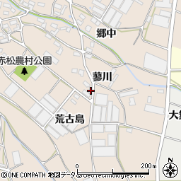 愛知県田原市西神戸町蓼川148周辺の地図
