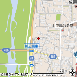 岡山県総社市清音上中島296周辺の地図