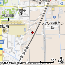 奈良県大和郡山市高田町152周辺の地図