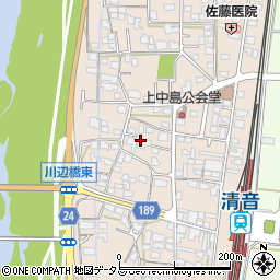 岡山県総社市清音上中島266周辺の地図