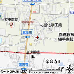 ホルベイン工業株式会社　枚岡工場周辺の地図