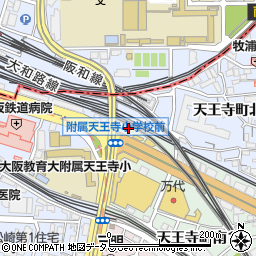 ＤＡＩＴＥＴＳＵ大阪支店周辺の地図