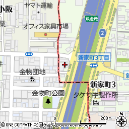 永和信用金庫八尾北支店周辺の地図