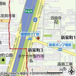 木曽路 八尾店周辺の地図