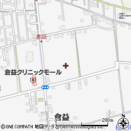 岡山県岡山市中区倉益周辺の地図