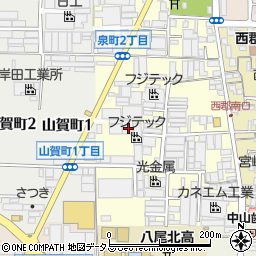 大阪府八尾市泉町1丁目38-2周辺の地図