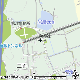 岡山県倉敷市二子1751周辺の地図