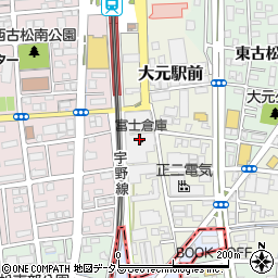 富士倉庫株式会社　大元倉庫周辺の地図